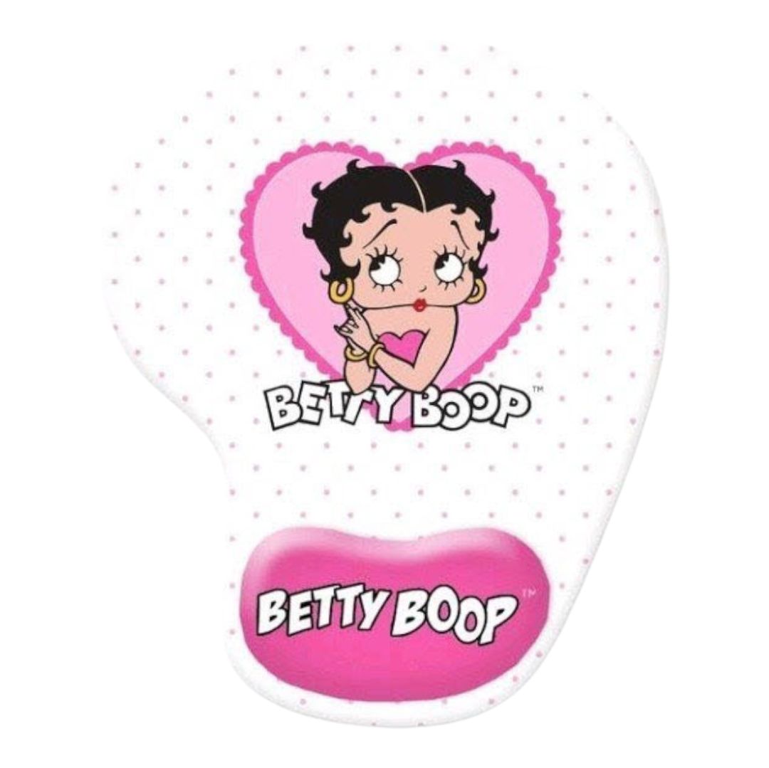 Betty Boop Betty Mouse Pad White x Pink Betty Boop Computer Peripheral Goods Adult Cute Cute American Comic Characters Heisei Retro Gift Present Overseas Miscellaneous Goods