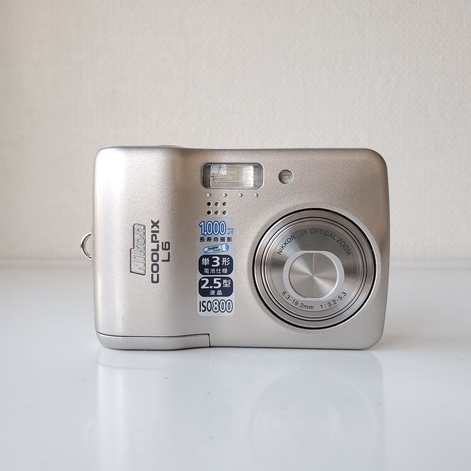 SDカード4GBをおまけ♪ 通電・基本動作確認 ニコンNikon COOLPIX L6