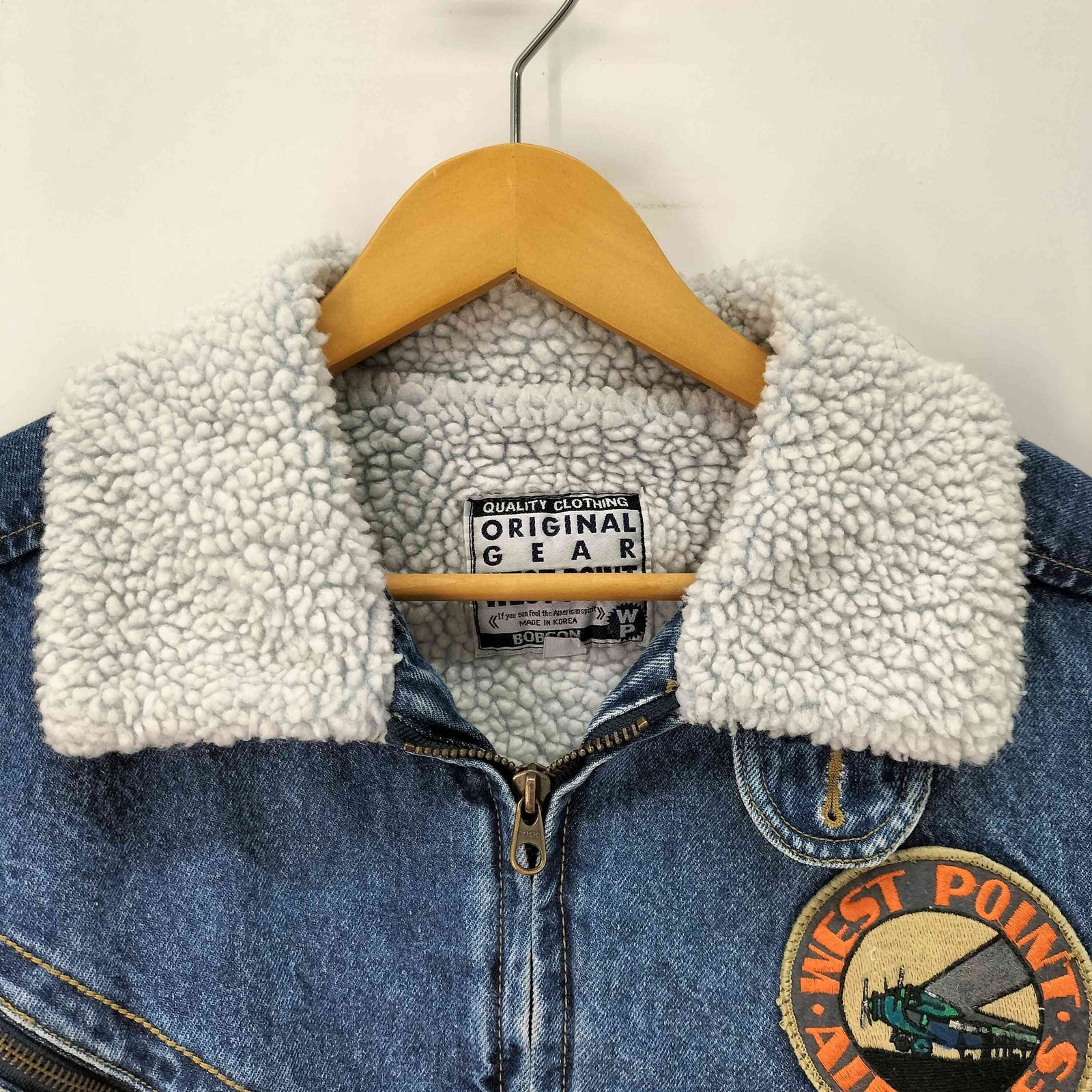 ボブソン BOBSON 90S WEST POINT G-1 エンブレムワッペン チンスト付 