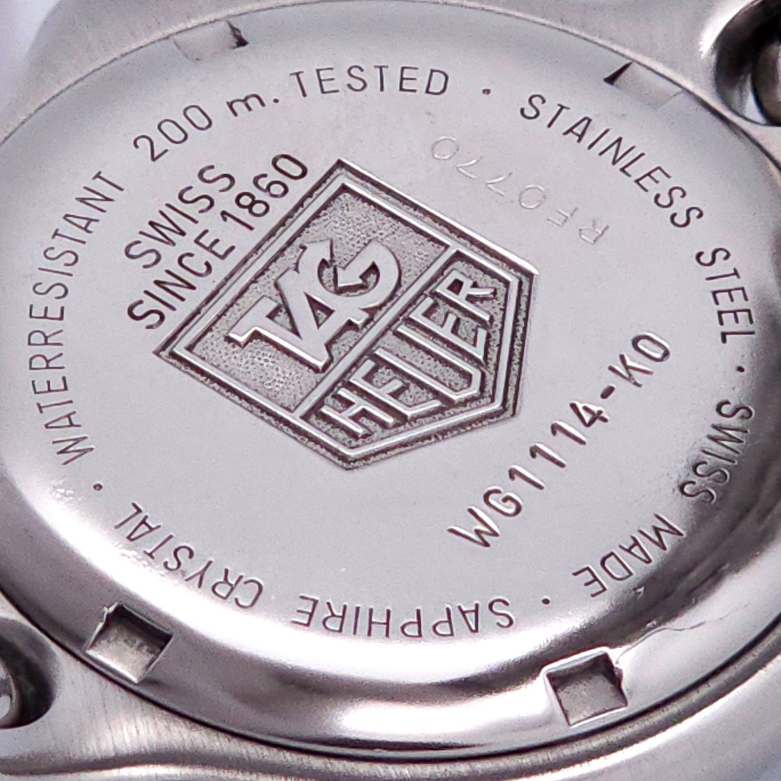 ☆良品 TAG HEUER タグ ホイヤー WG1114-K0 セル QZ 動作品 - メルカリ