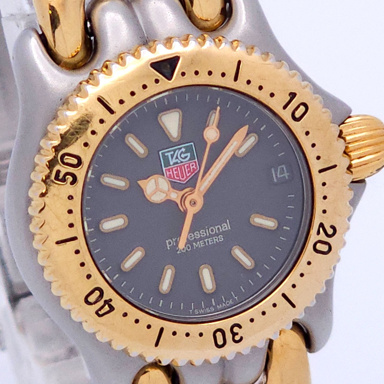 TAG HEUER タグ ホイヤー S95.208 セル QZ 動作品 コンビ - メルカリ