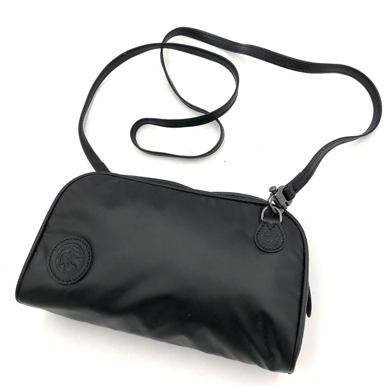 【美品】ハンティングワールド ショルダーバッグ　トートバッグ 2way 現行　黒 楽天市場】ハンティングワールド HUNTING WORLD トートバッグ