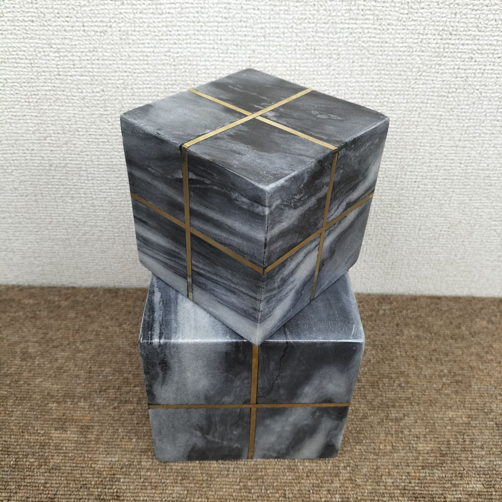 大理石オブジェ モデルルーム展示品(H-2601OB5) - メルカリ