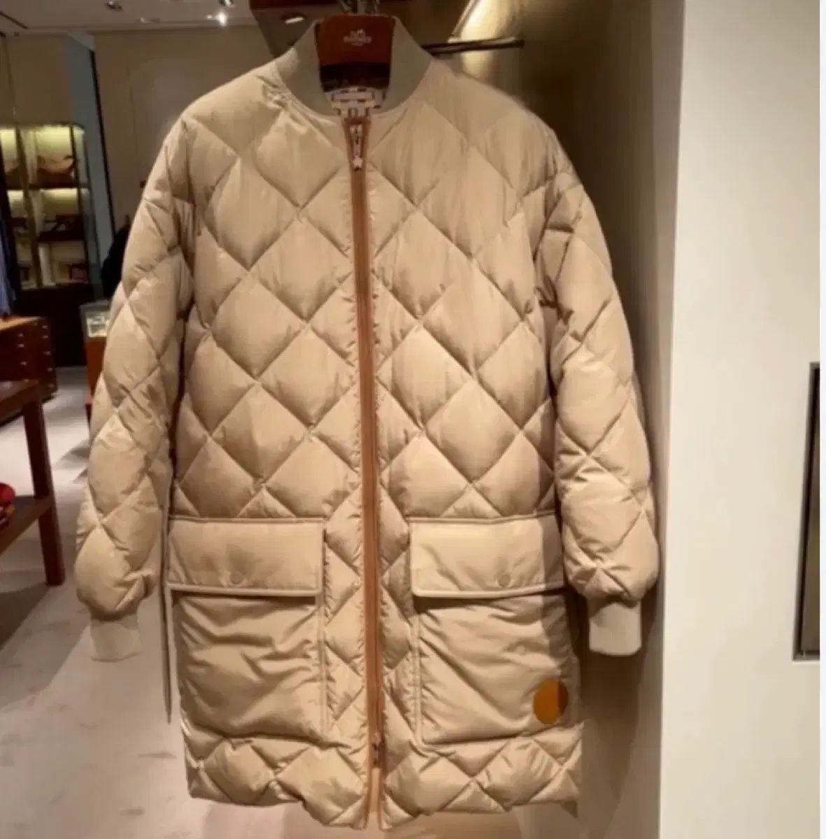 希少✨️エルメス リバーシブル パドックコート キルティング L相当