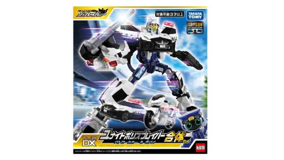 TJBDX ユナイトポリスブレイバー パトロールカー＆白バイ 合体セット 彡 b 48 d 38 7