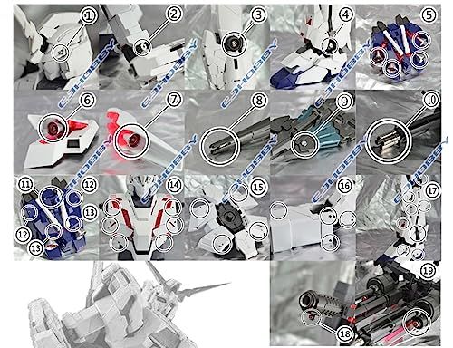 PG 1 60 RX 0 ユニコーンガンダム 機動戦士ガンダムUC 用 メタルバーニア セット CJ シルバー レッド 彡 2 a fd 864