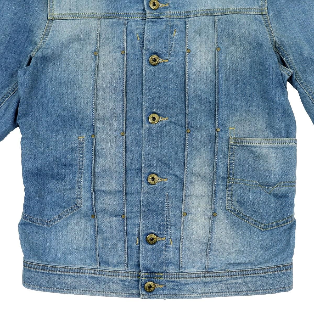 B3671】DIESEL ディーゼル デニムジャケット デニムスウェット Gジャン 