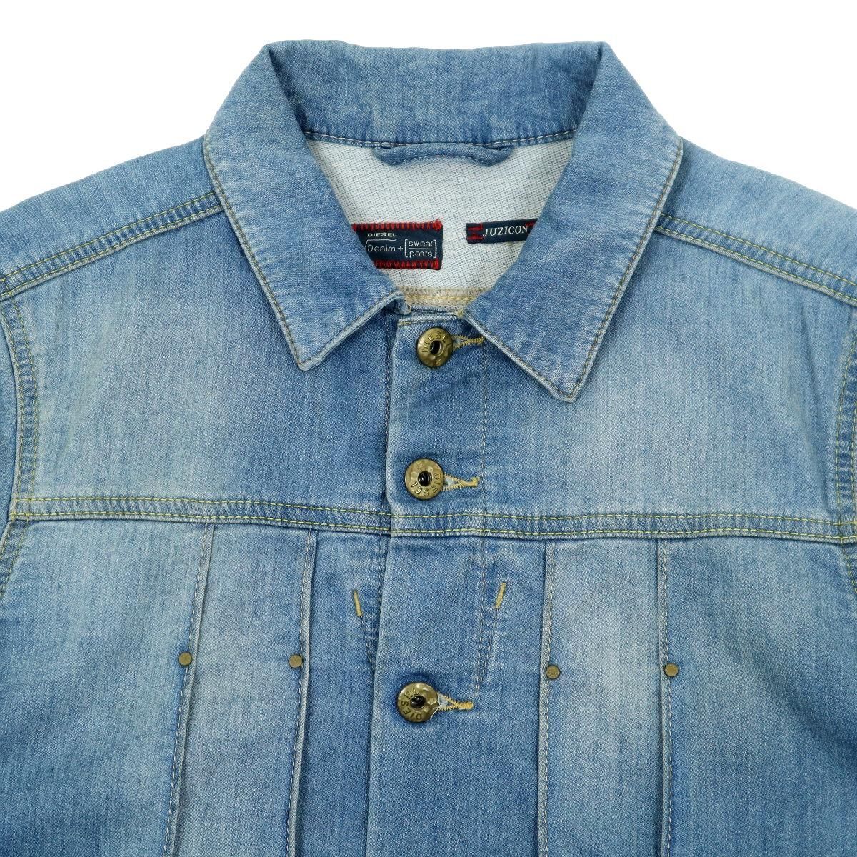 B3671】DIESEL ディーゼル デニムジャケット デニムスウェット Gジャン 