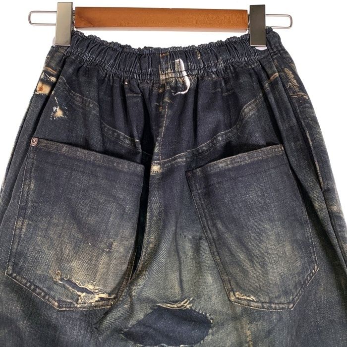 US アス Fake Vintage Denim Easy Pants フェイクヴィンテージデニム