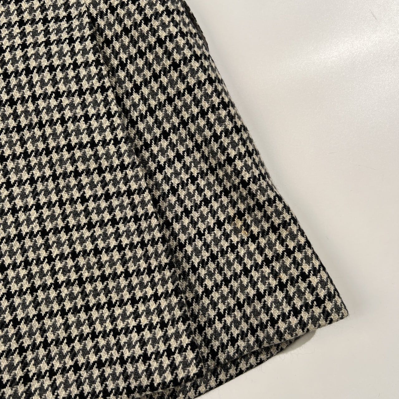 60s 70s カシミヤ100% Aquascutum アクアスキュータム 千鳥格子