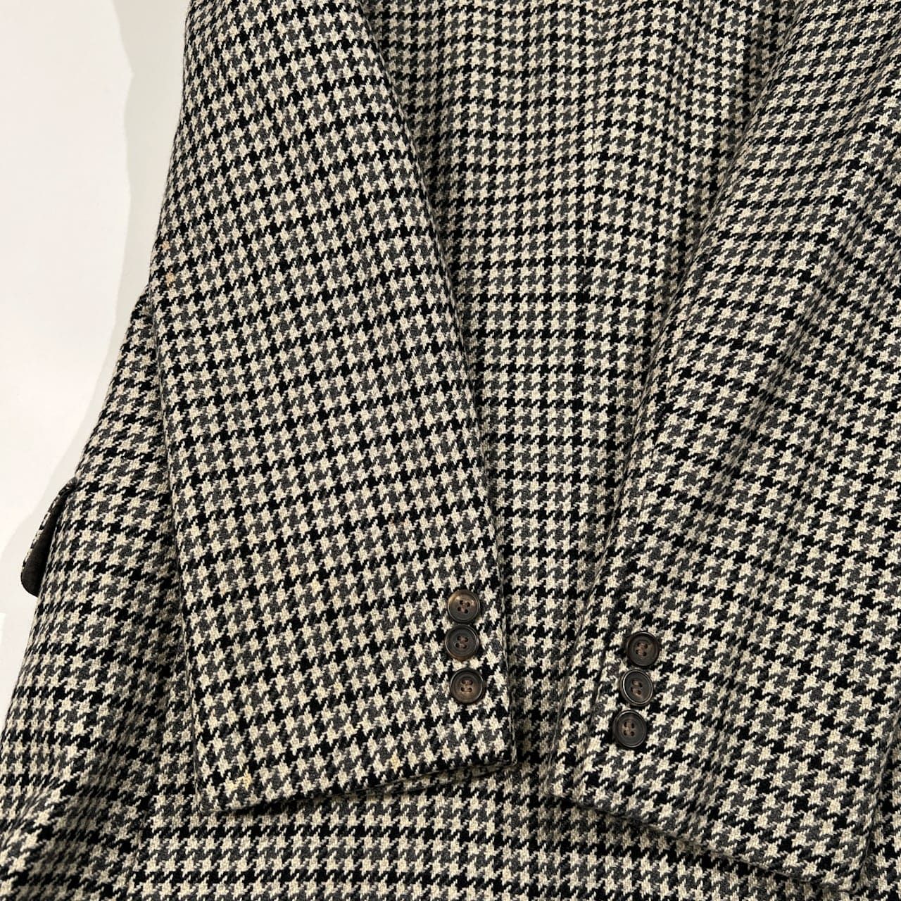 Aquascutum/カシミヤ2Bテーラードジャケット/SIZE: 100AB7 60s 70s カシミヤ100% Aquascutum アクアスキュータム 千鳥格子