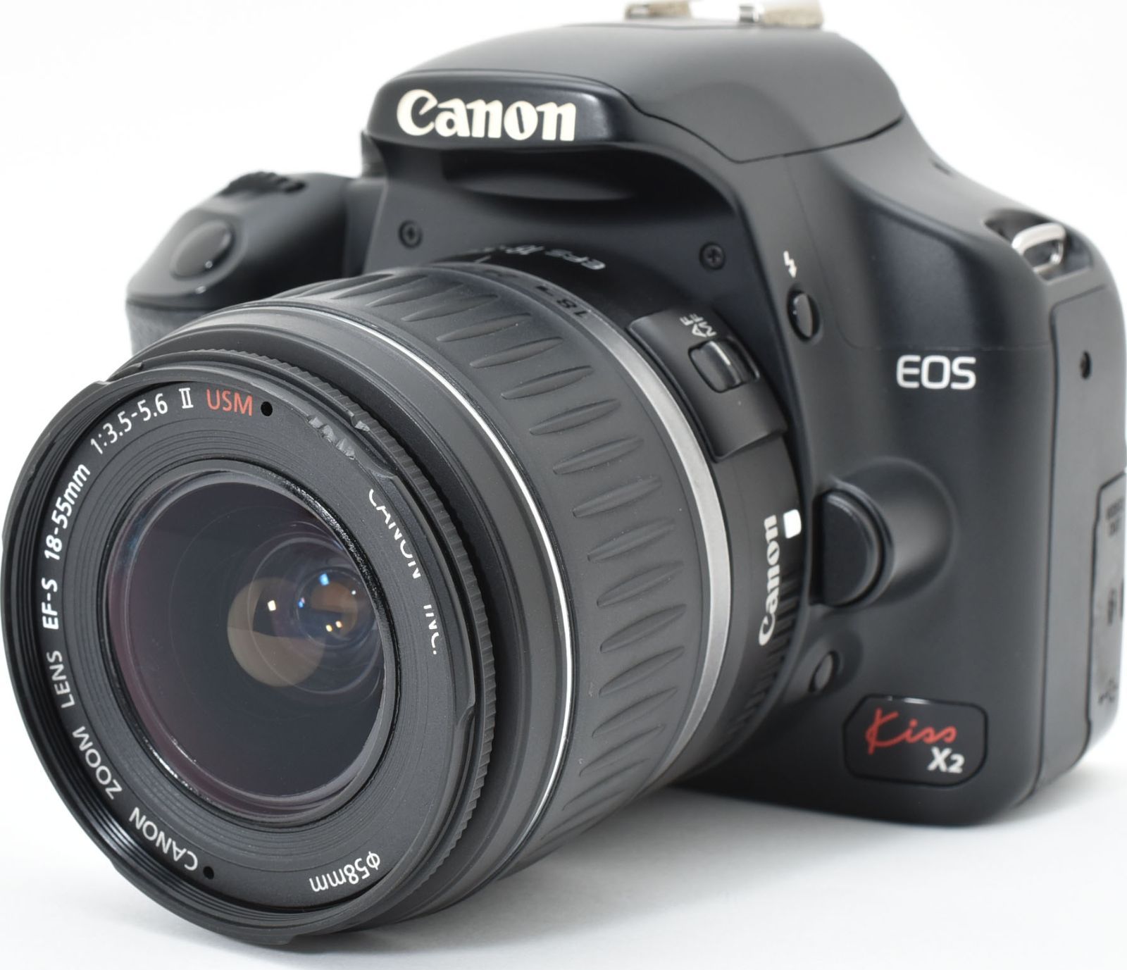 A14[7212]4 キヤノン Canon EOS Kiss X2 ボディ 18-55mm レンズキット