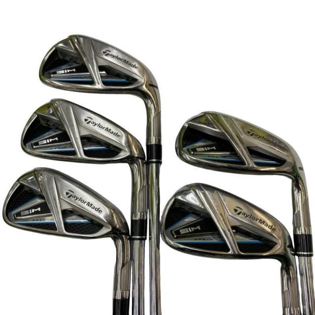 中古】 テーラーメイド SIM MAX 5S アイアンセット IR KBS MAX85 JP
