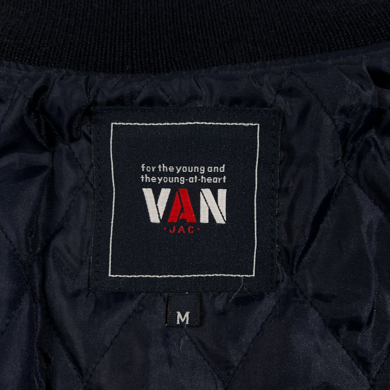 VAN JAC ヴァンジャケット VAN FWD フルデコ レタードワッペン 袖革