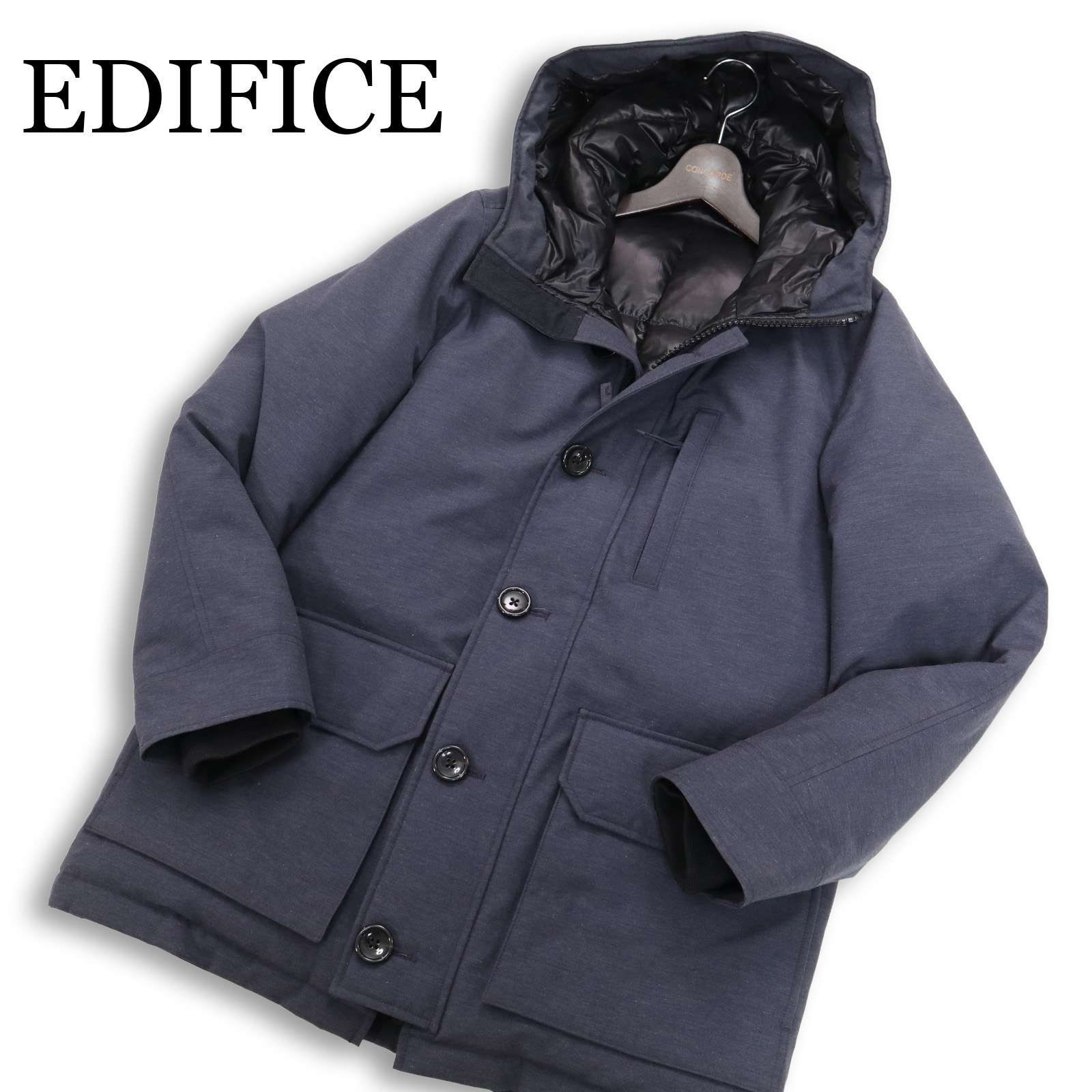 EDIFICE エディフィス 秋冬 メランジウェザークロス☆ フレンチ ダウン