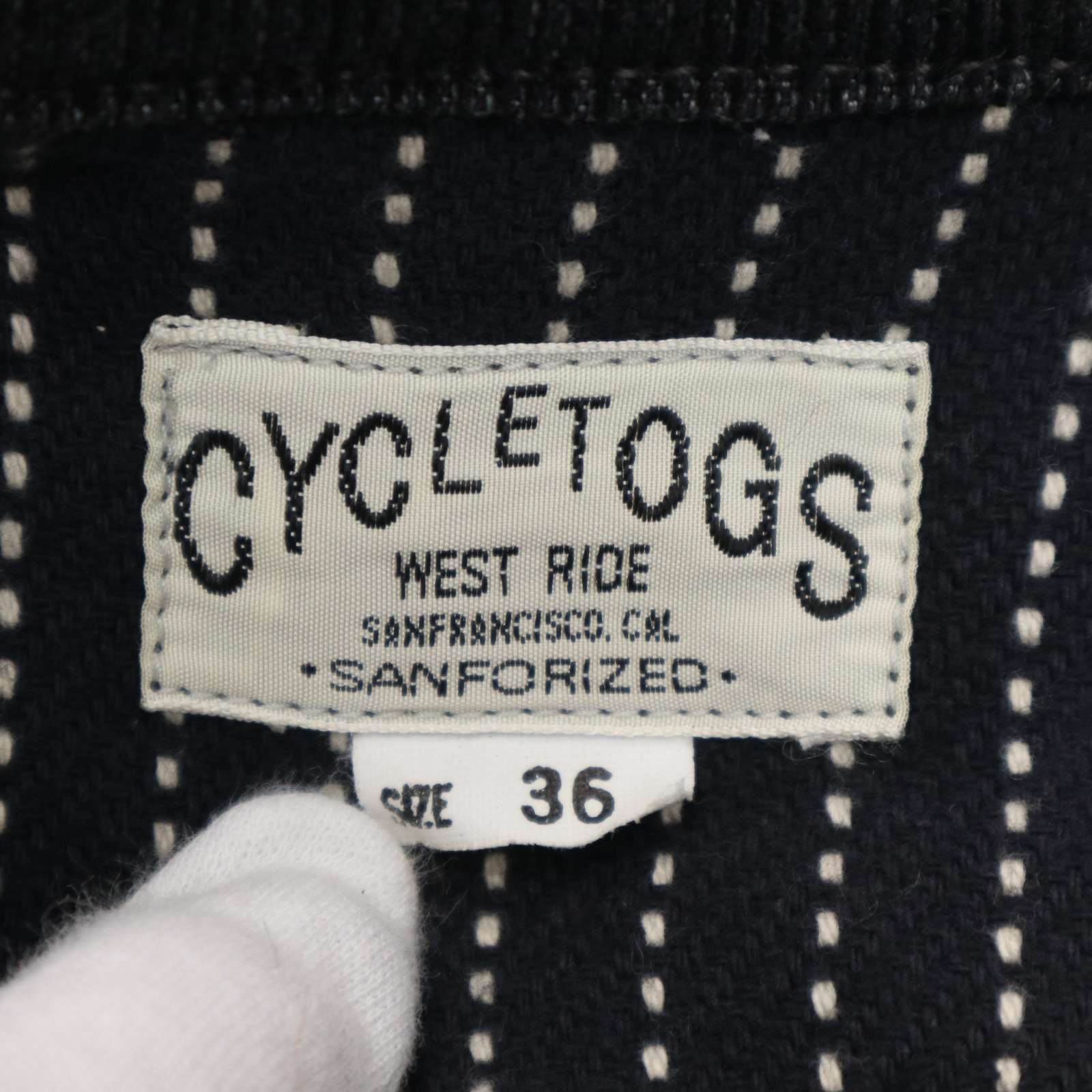 WEST RIDE ウエストライド CYCLETOGS 秋冬☆ ウォバッシュ ストライプ