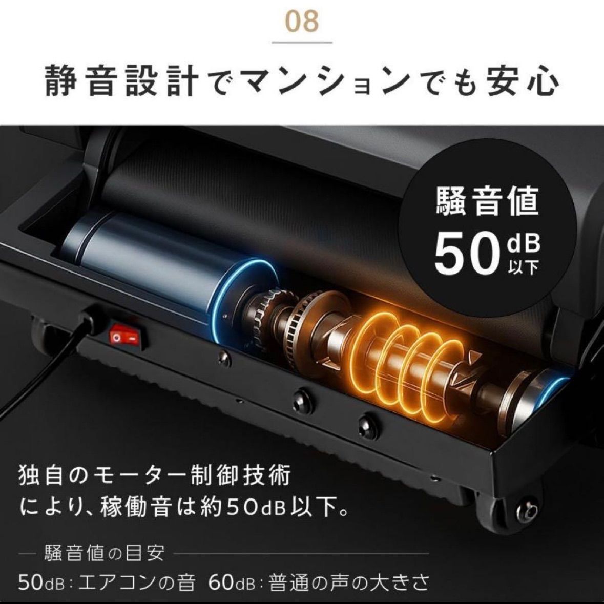 ウォーキングマシン ホワイト ダイエット ルームランナー ランニング 