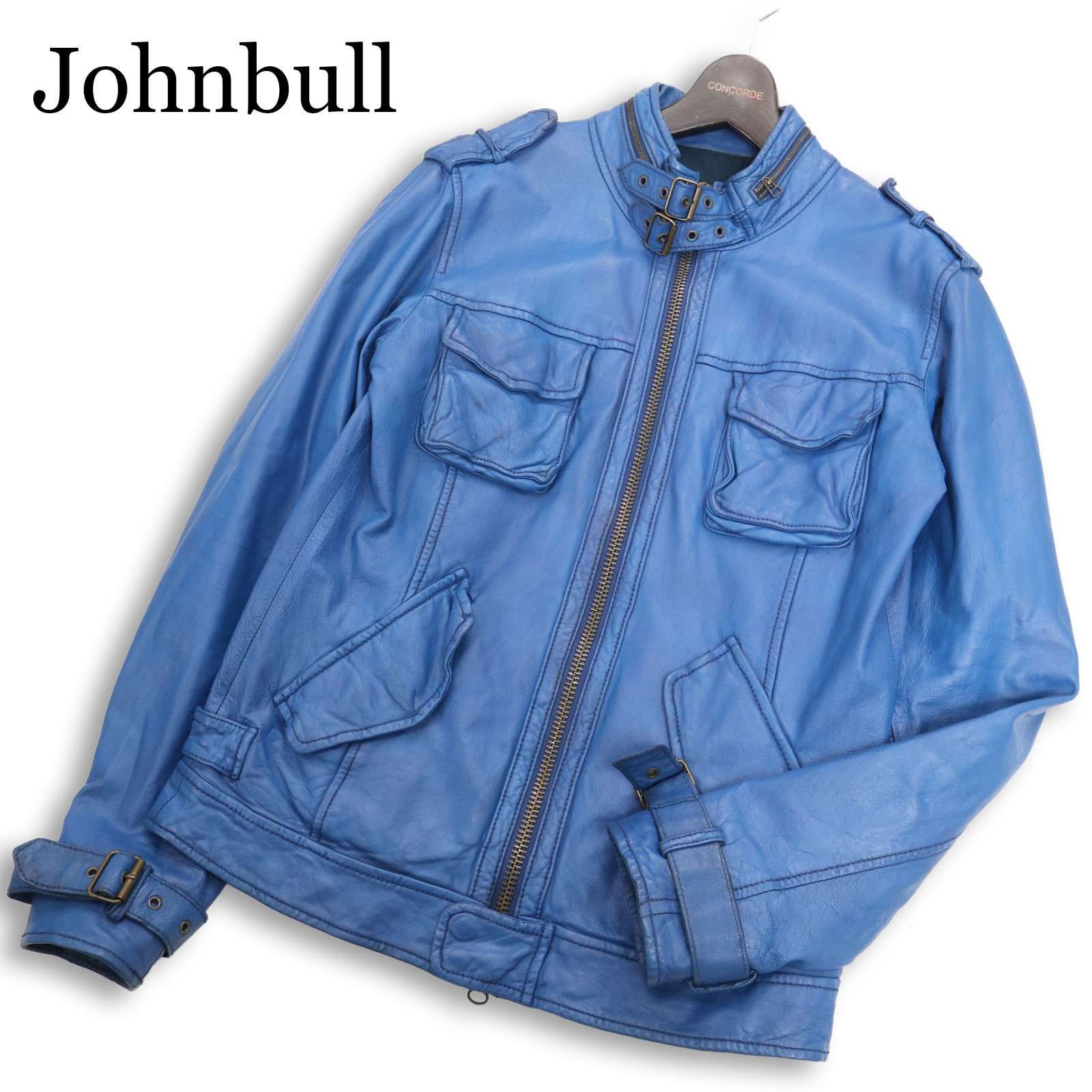 Johnbull ジョンブル 秋冬 16108 羊革☆ ラム レザー ミリタリー