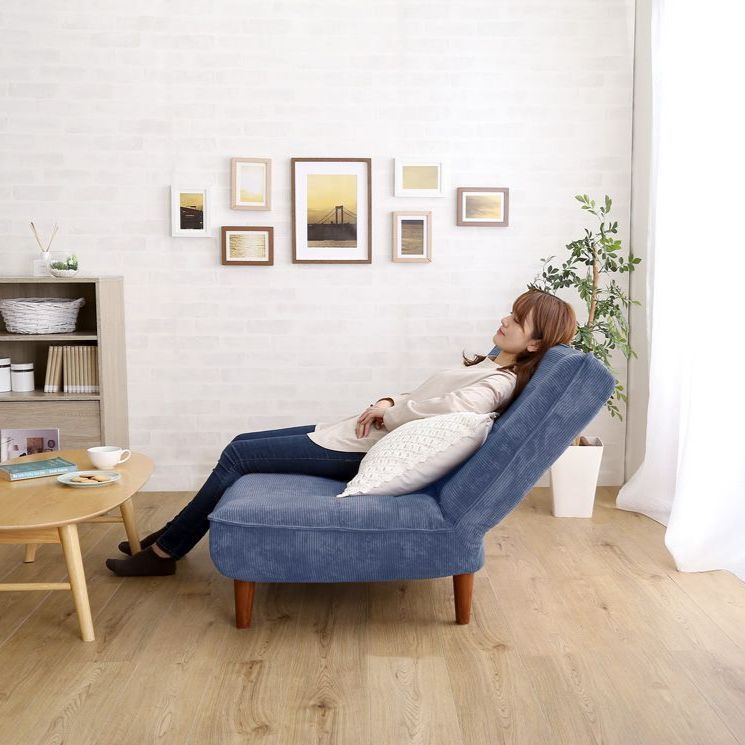 コーデュロイ リクライニングソファ