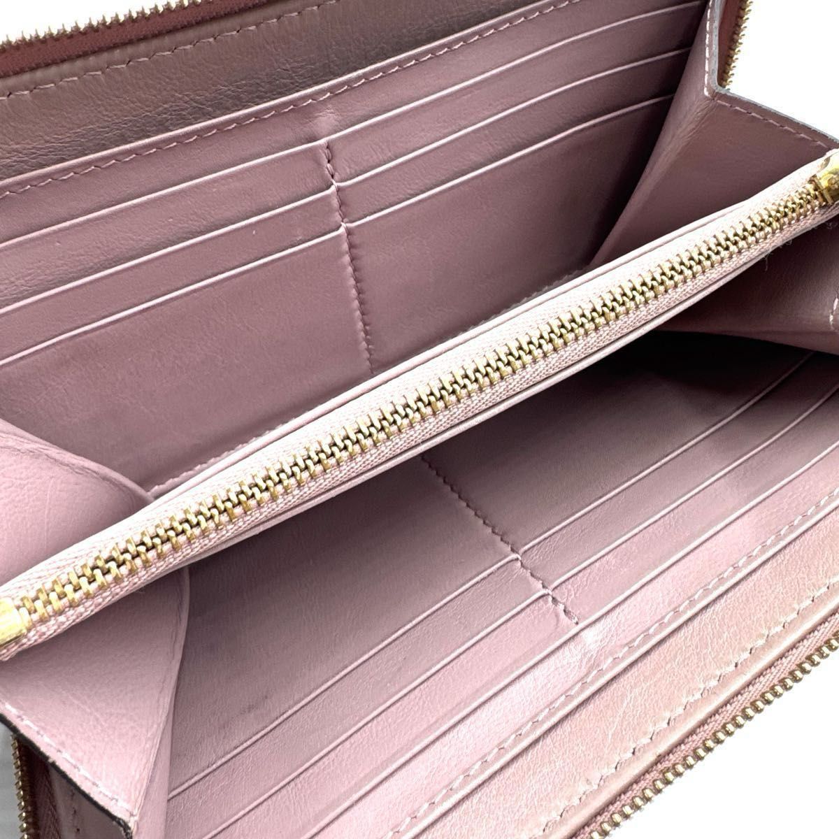 美品】BURBERRY バーバリー 長財布 ノバチェック ラウンドファスナー