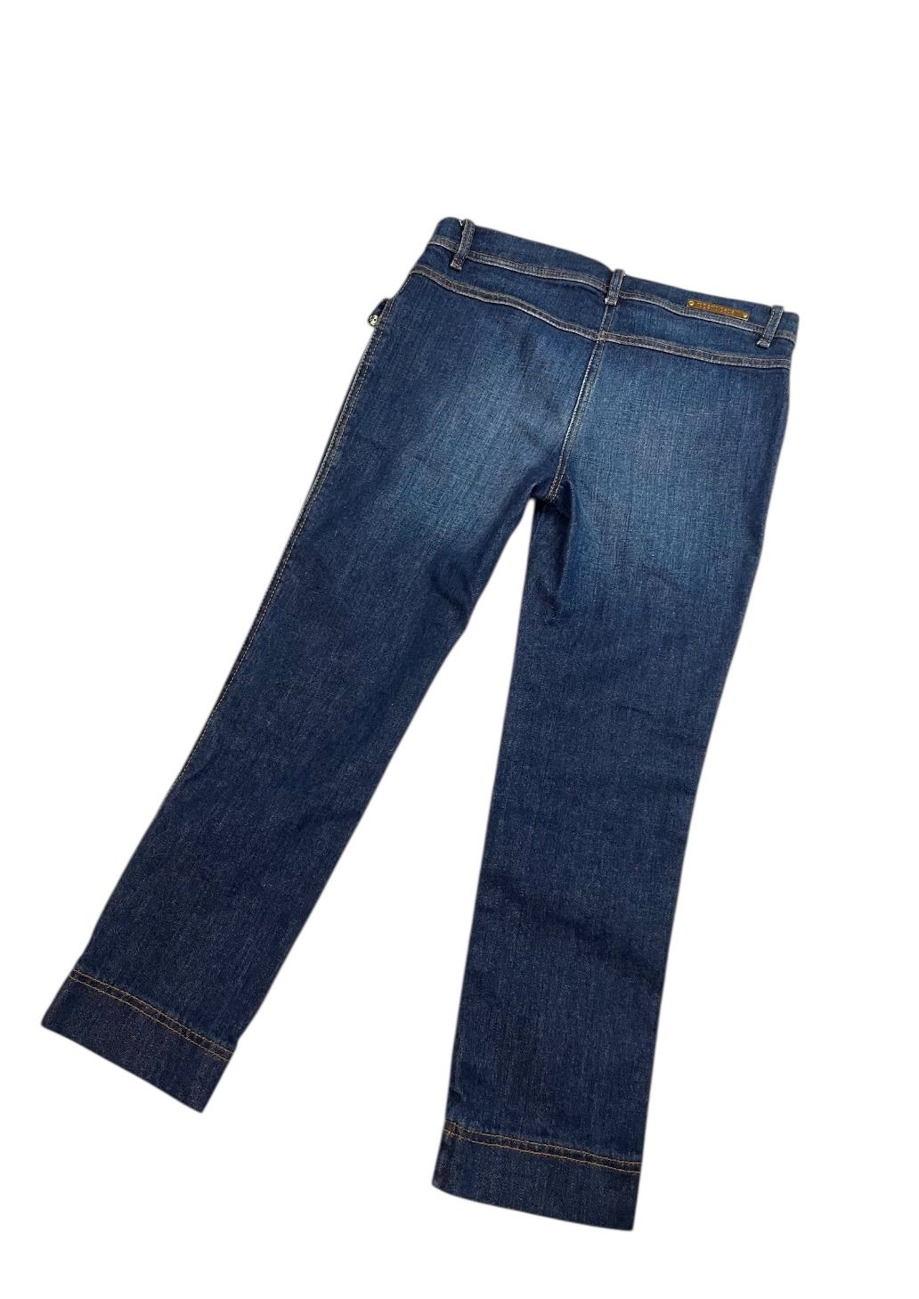 美品】Roberto Cavalli ロベルトカヴァリ レオパード切替 デニムパンツ