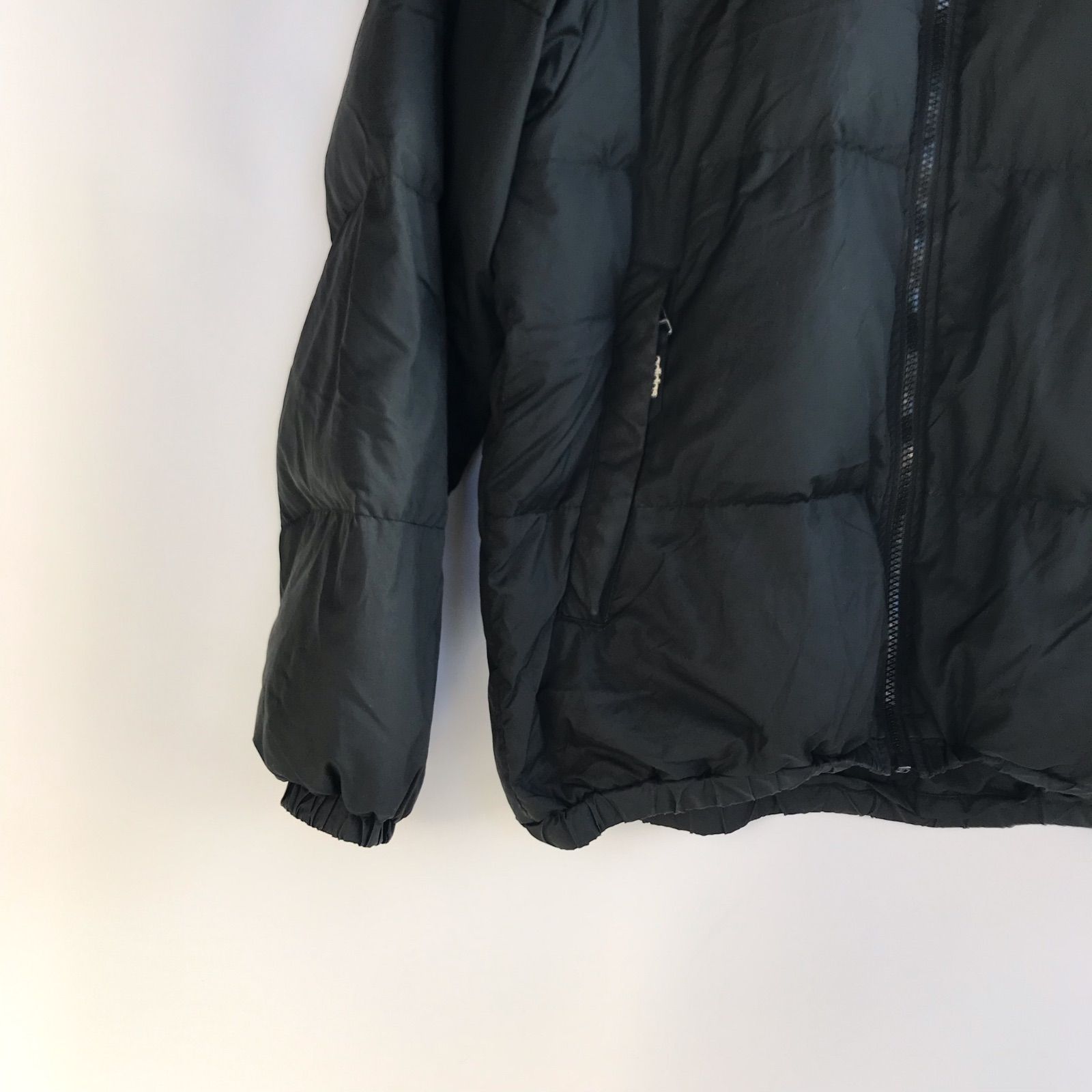 90s adidas デサント製 ダウンジャケット メンズ M~L ブラック