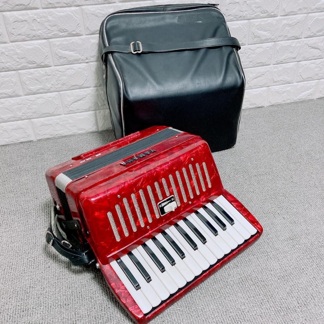 YAMAHA 赤 アコーディオン 25鍵盤 YAMAHA アコーディオン レッド 【公式通販】