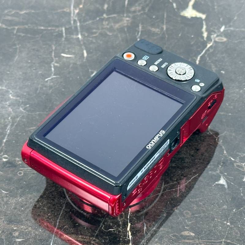 OLYMPUS SZ-14 レッド コンパクトデジタルカメラ 1400万画素 CCD 光学