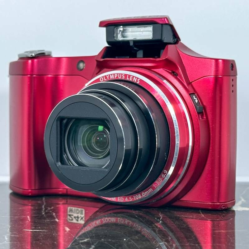 【動作確認済み】OLYMPUS SZ-14 デジタルカメラ レッド 24倍ズーム OLYMPUS SZ-14 レッド コンパクトデジタルカメラ 1400万画素 CCD 光学