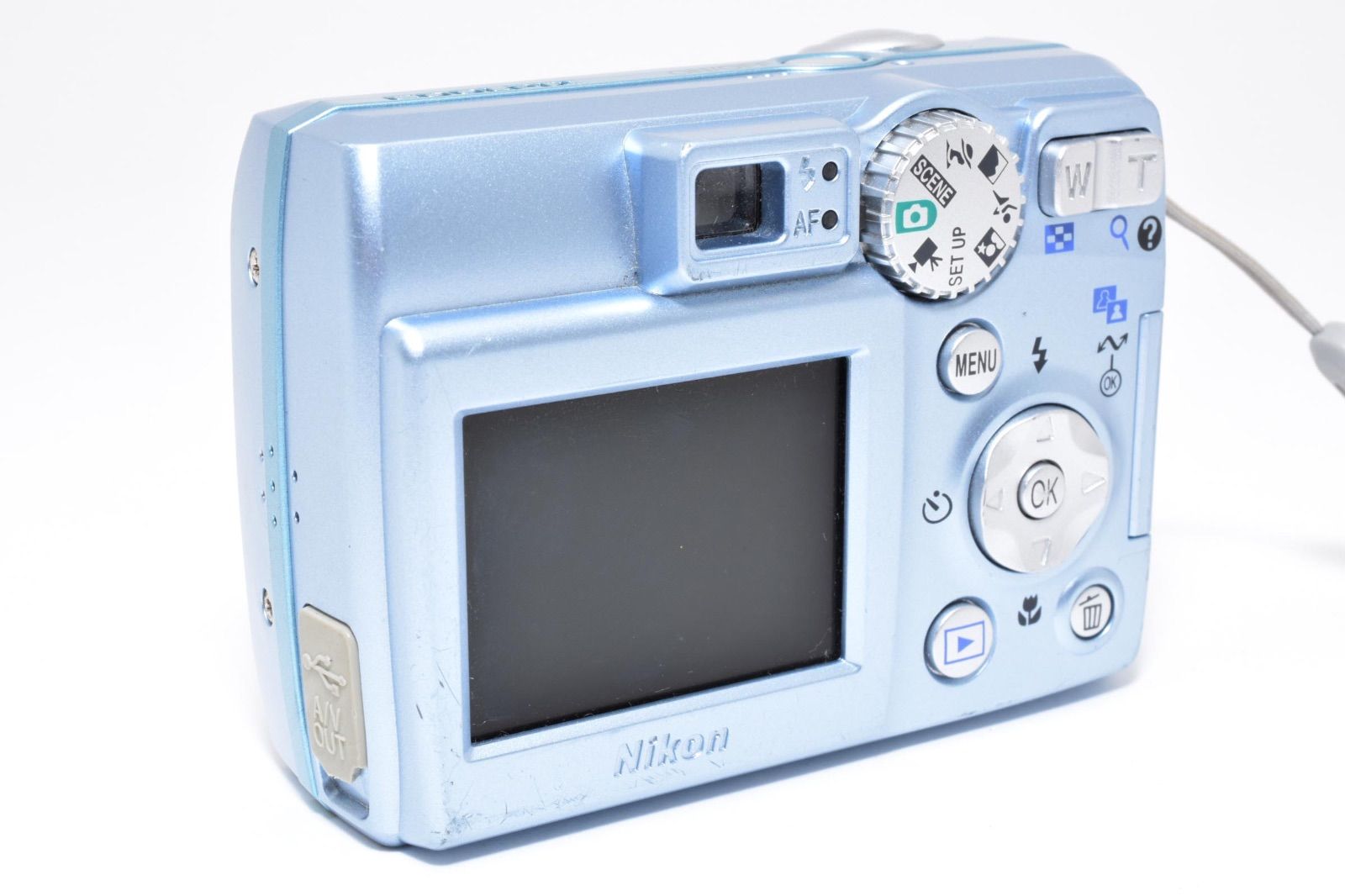 ニコン NIKON CoolPix 5600 ブルー コンパクトデジタルカメラ - メルカリ