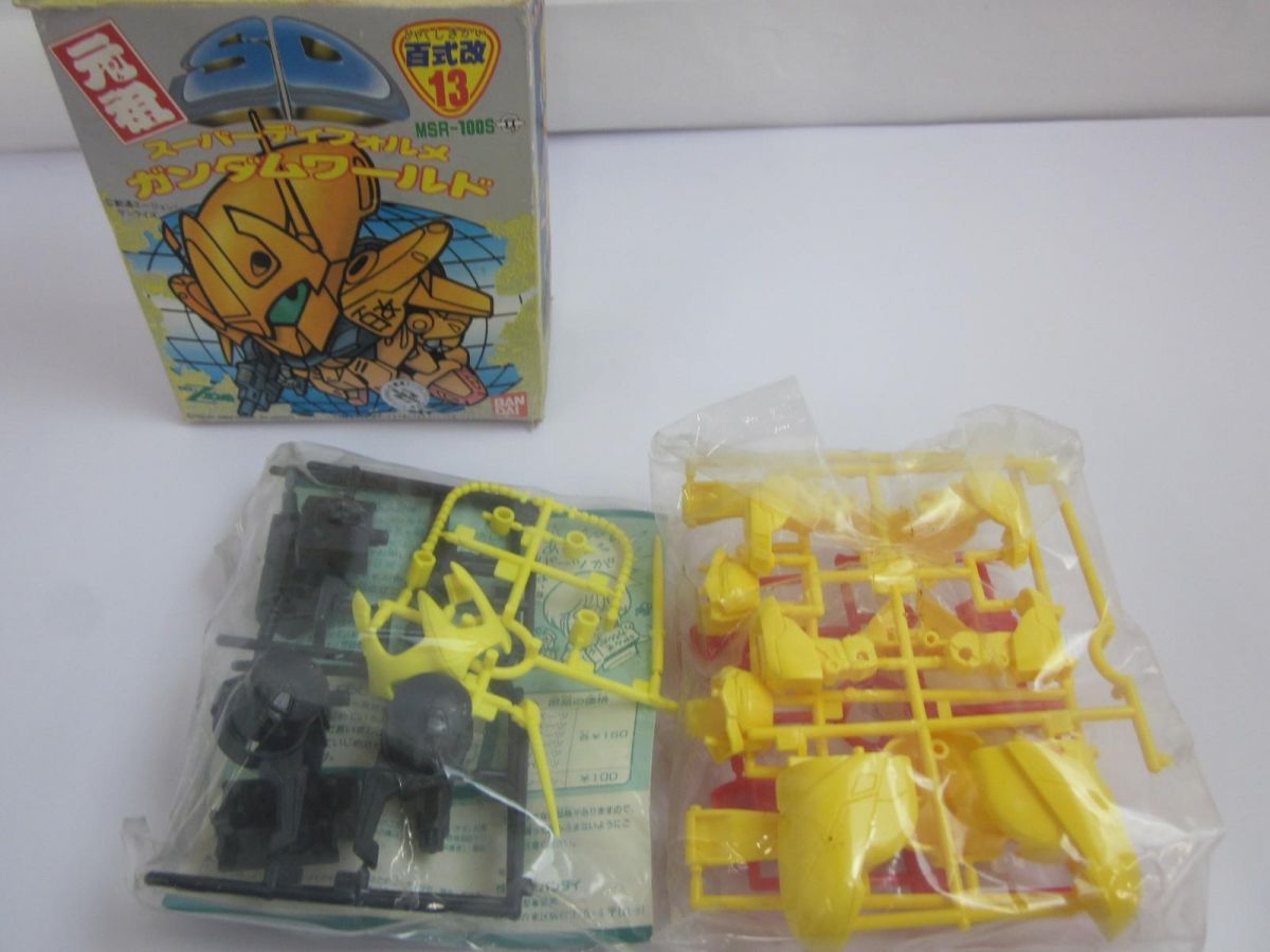  未組立 プラモデル バンダイ 元祖 スーパーディフォルメガンダムワールド 機動戦士Zガンダム MSR 100 S 百式改 13 プラモデル おもちゃ