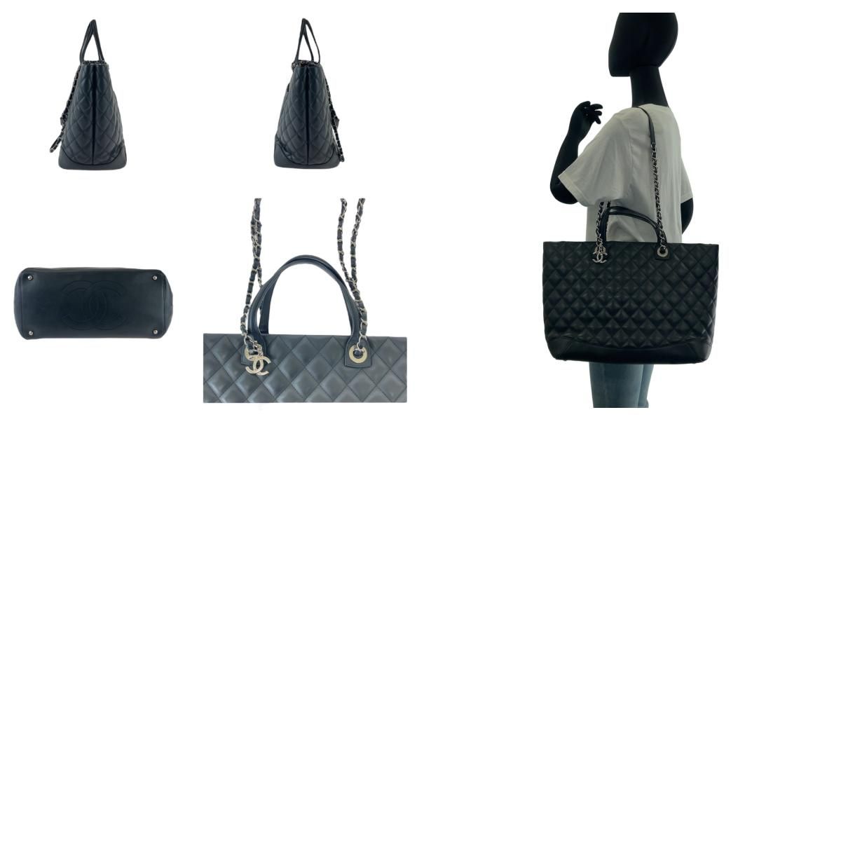 美品 CHANEL シャネル マトラッセ ココマーク ブラック 黒 シルバー