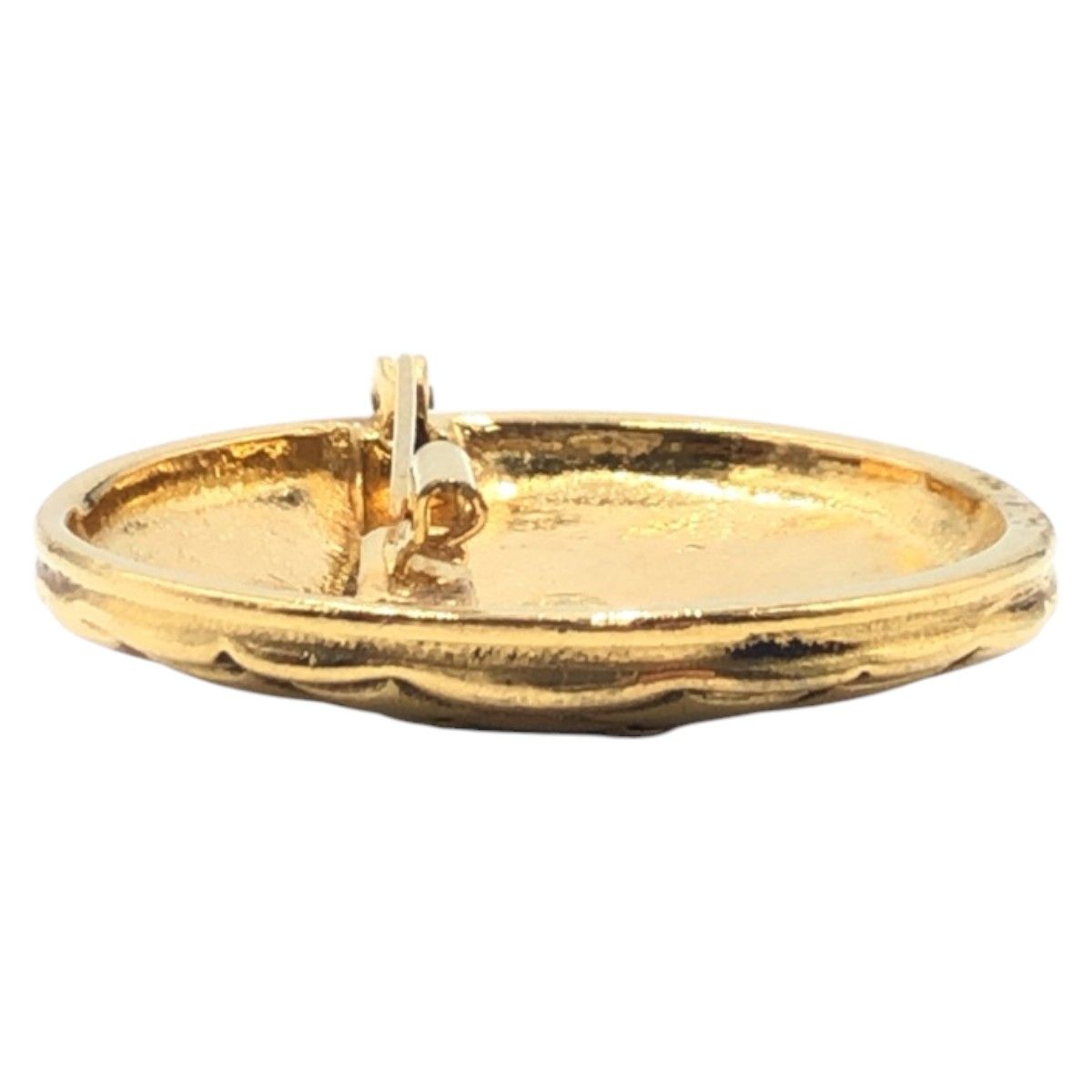 CHANEL シャネル マトラッセ ココマーク ゴールド メタル ブローチ