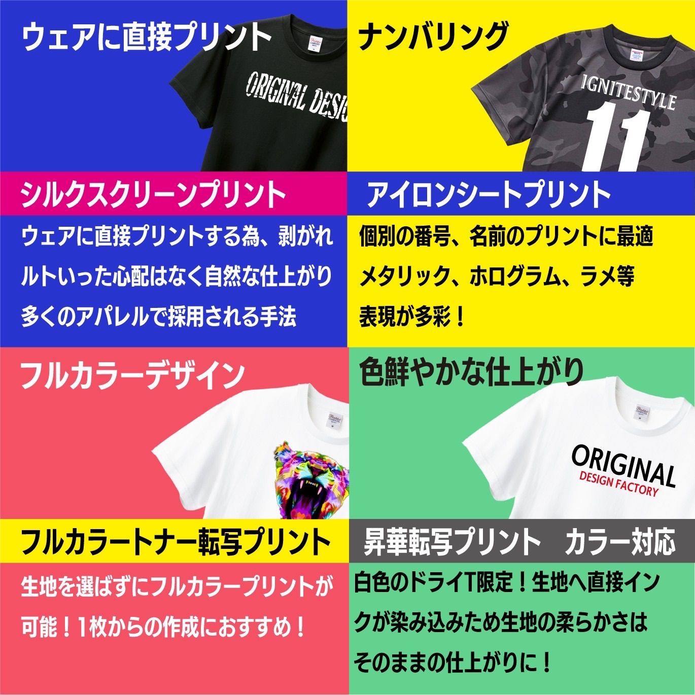 オリジナルTシャツ オーダーメイドTシャツ作成 プリント クラT 綿 筆 