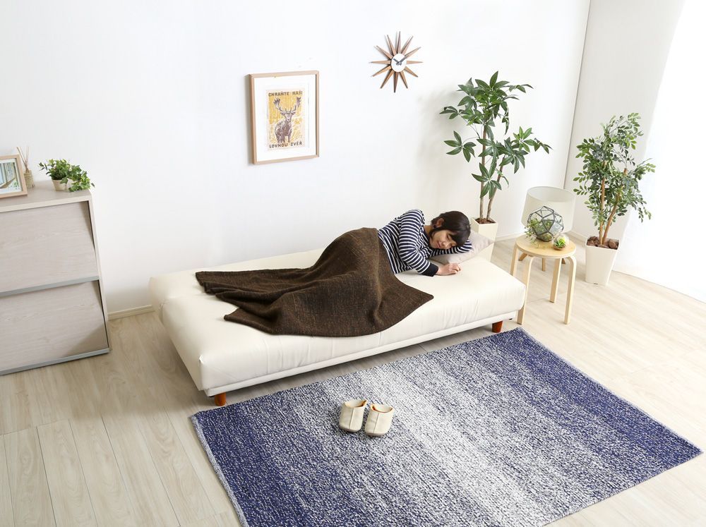 クッション付 ローソファ