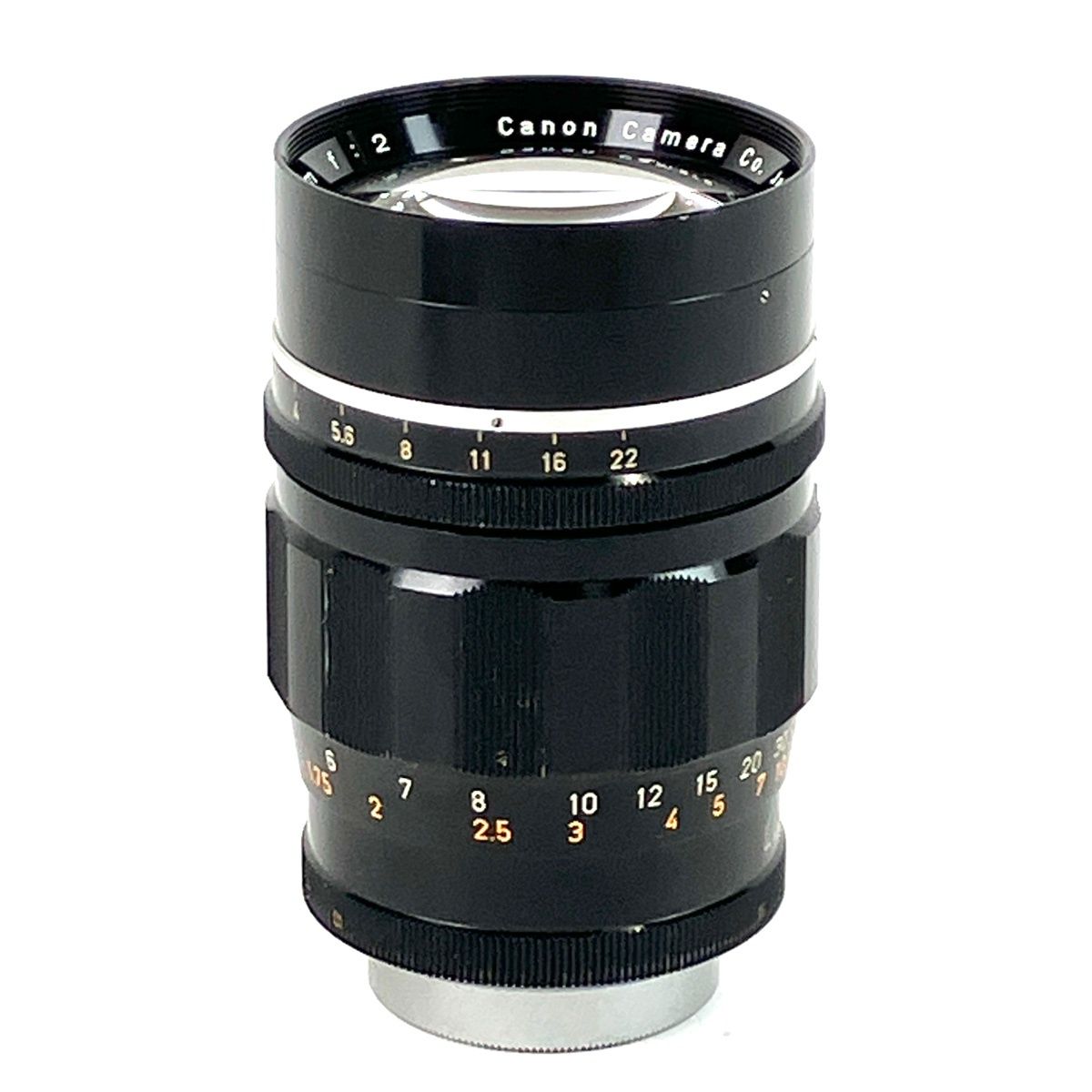 美品　CANON 100mm f/2 レンズ キヤノン　l39 キヤノン Canon 100mm F2 Lマウント L39 一眼カメラ用レンズ