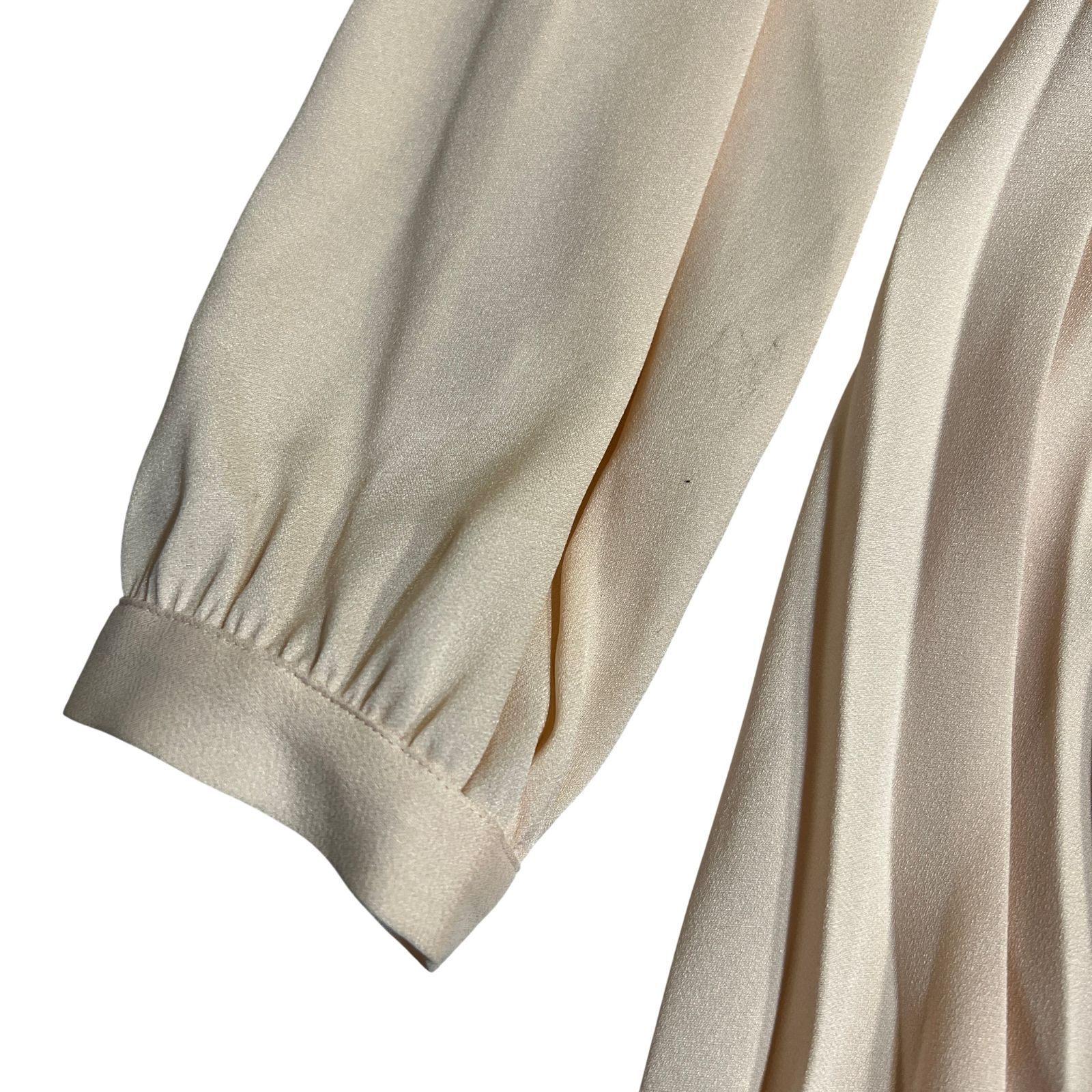 C420 CELFORD セルフォード ボウタイプリーツ ワンピース ピンク