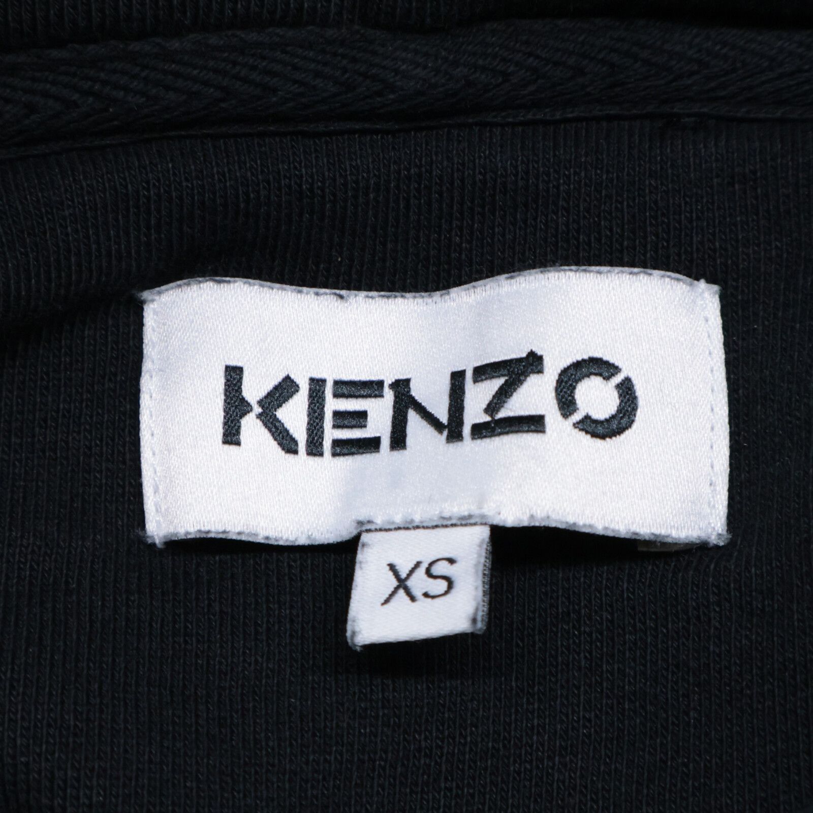 KENZO ケンゾー 【×山本寛斎】20年 ﾌﾞﾗｯｸ 虎 ﾀｲｶﾞｰｶﾄｩｰﾝﾌﾟﾙｵｰﾊﾞｰﾌｰﾃﾞｨ