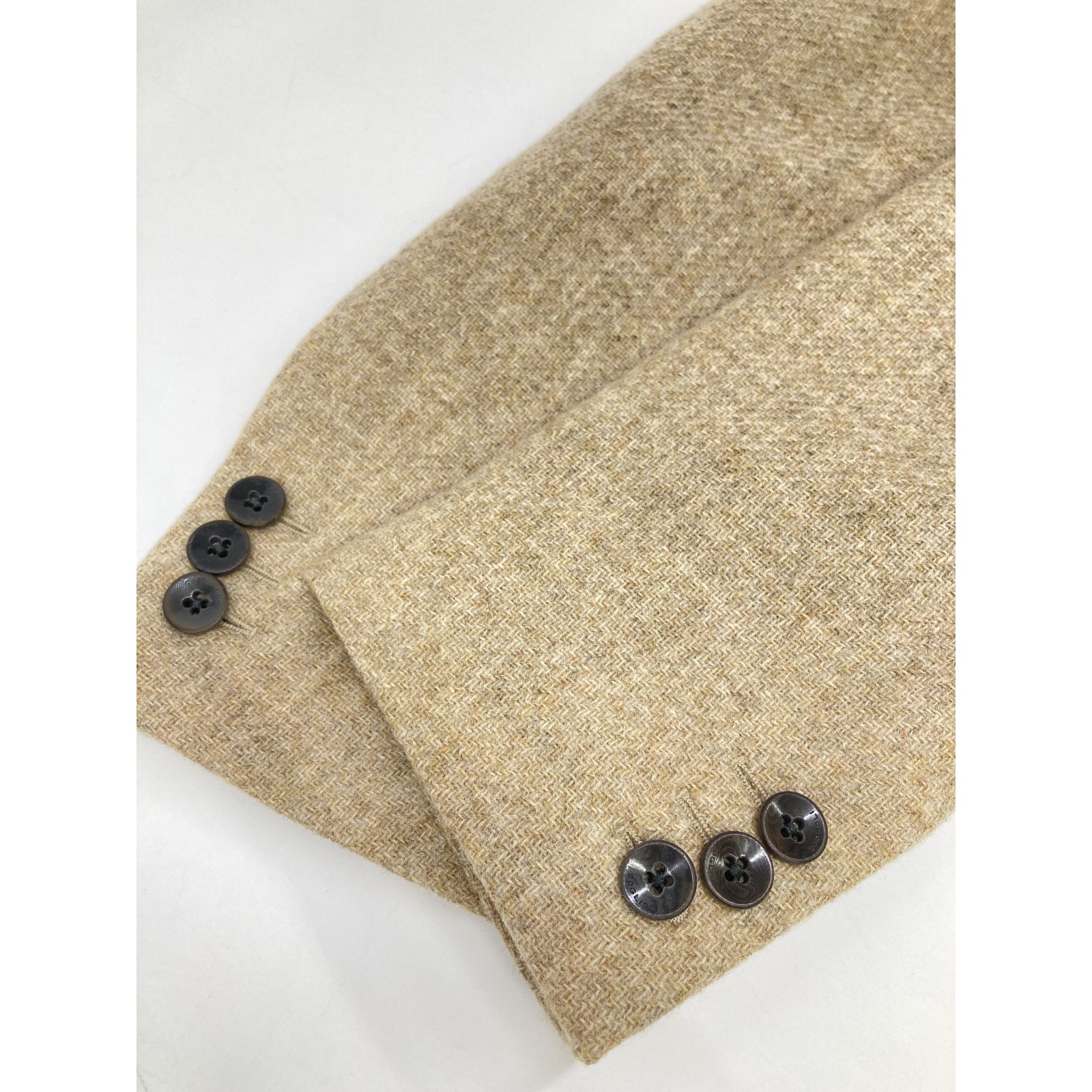 BOGLIOLI ボリオリ T2092E ﾍﾞｰｼﾞｭ ｳｰﾙ100 2B DOVER ﾃｰﾗｰﾄﾞｼﾞｬｹｯﾄ 46