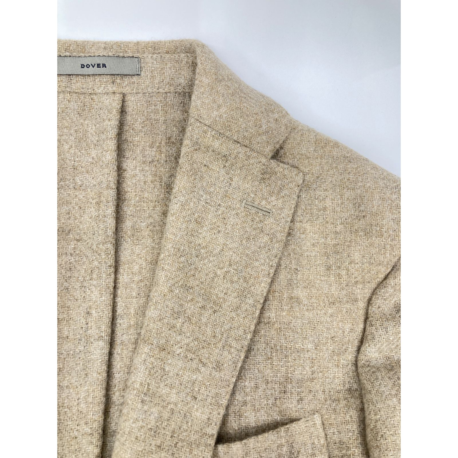 BOGLIOLI ボリオリ T2092E ﾍﾞｰｼﾞｭ ｳｰﾙ100 2B DOVER ﾃｰﾗｰﾄﾞｼﾞｬｹｯﾄ 46