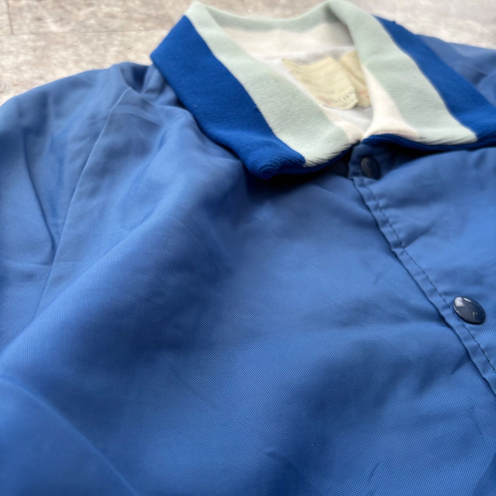 DeLONG 古着 スタジャン USA製 80s デロング ワッペン ナイロン 