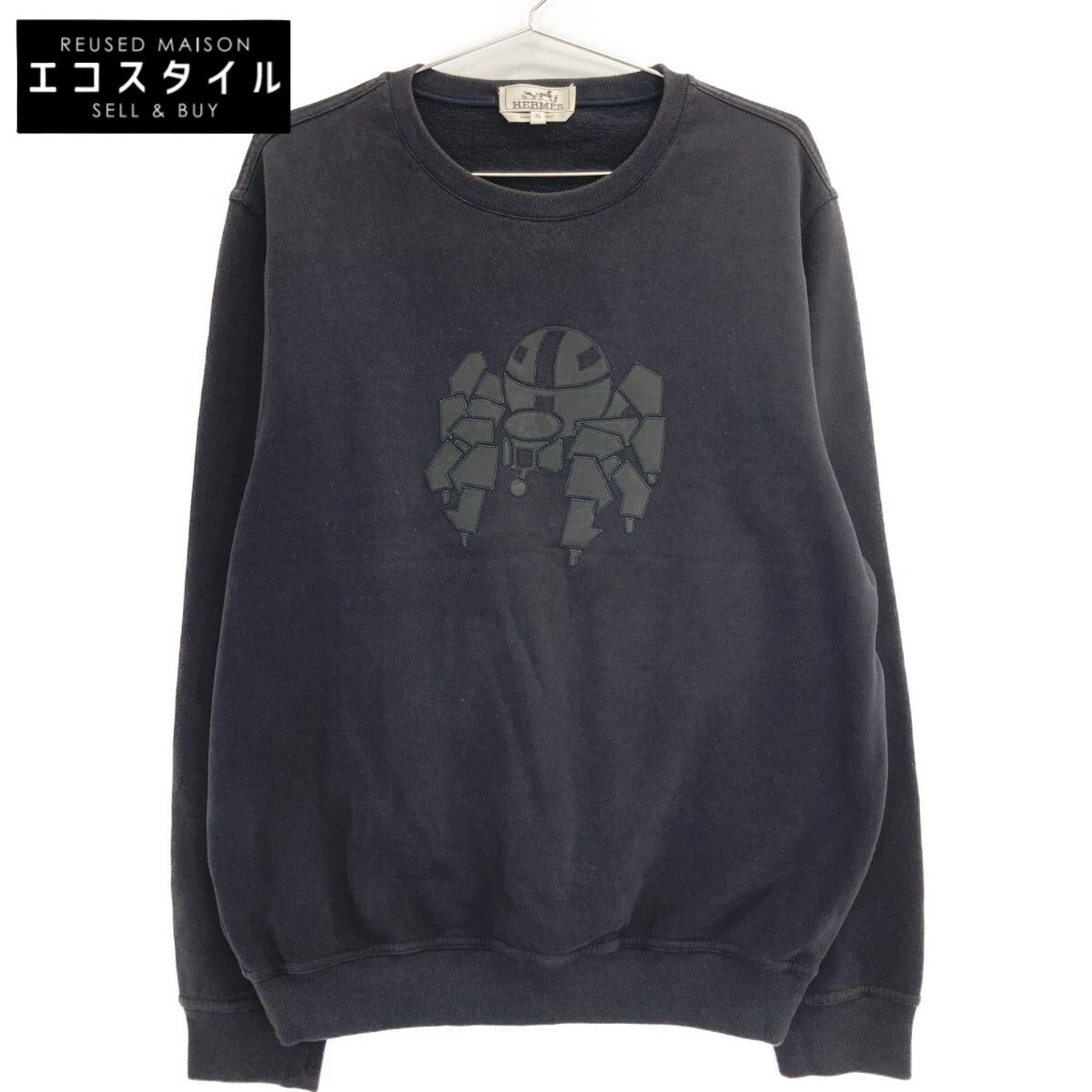 価格 帯 HERMES エルメス ロボットパンツ クルーネック トレーナー/ XL