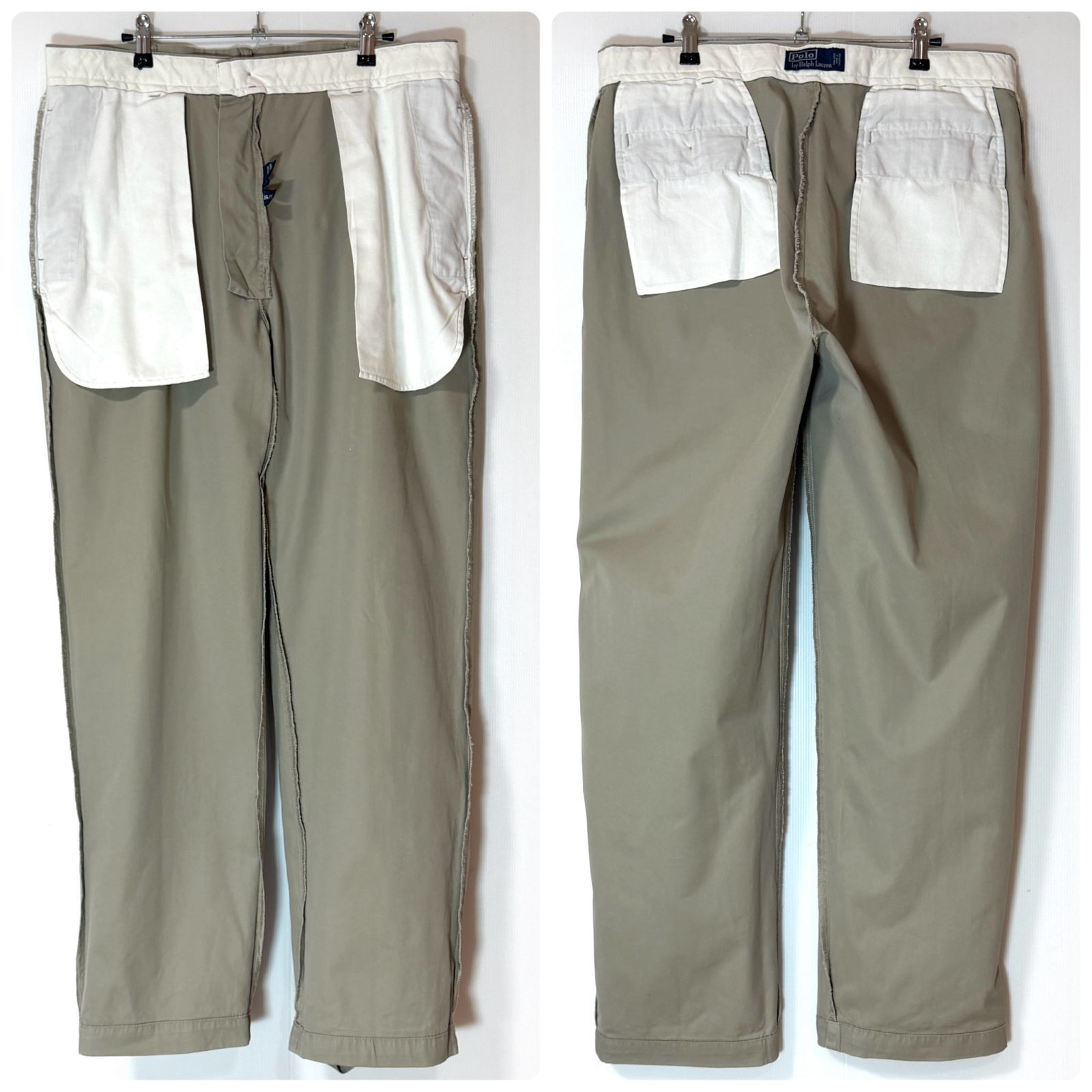 美品 90s Polo Ralph Lauren ポロラルフローレン ツータックチノパン