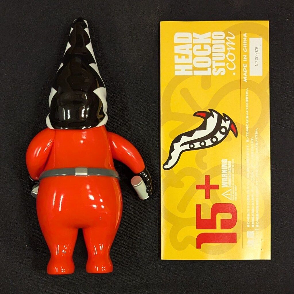 HEAD LOCK STUDIO DF.MAN 赤成型/ポーチ水色/黒/白/黄 - メルカリ