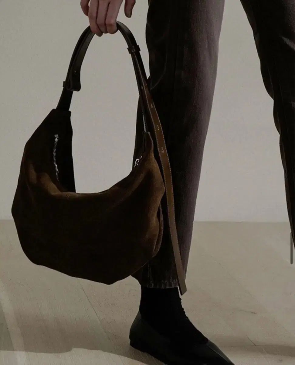 ナッシングリトゥン スウェード HOBO BAG ブラウン ショルダーバッグ 