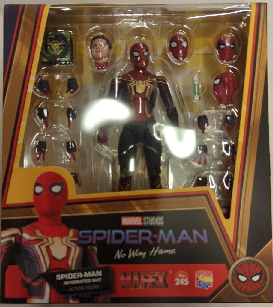 メディコム トイ MAFEX SPIDER MAN / INTEGRATED SUIT 245 SPIDER MAN