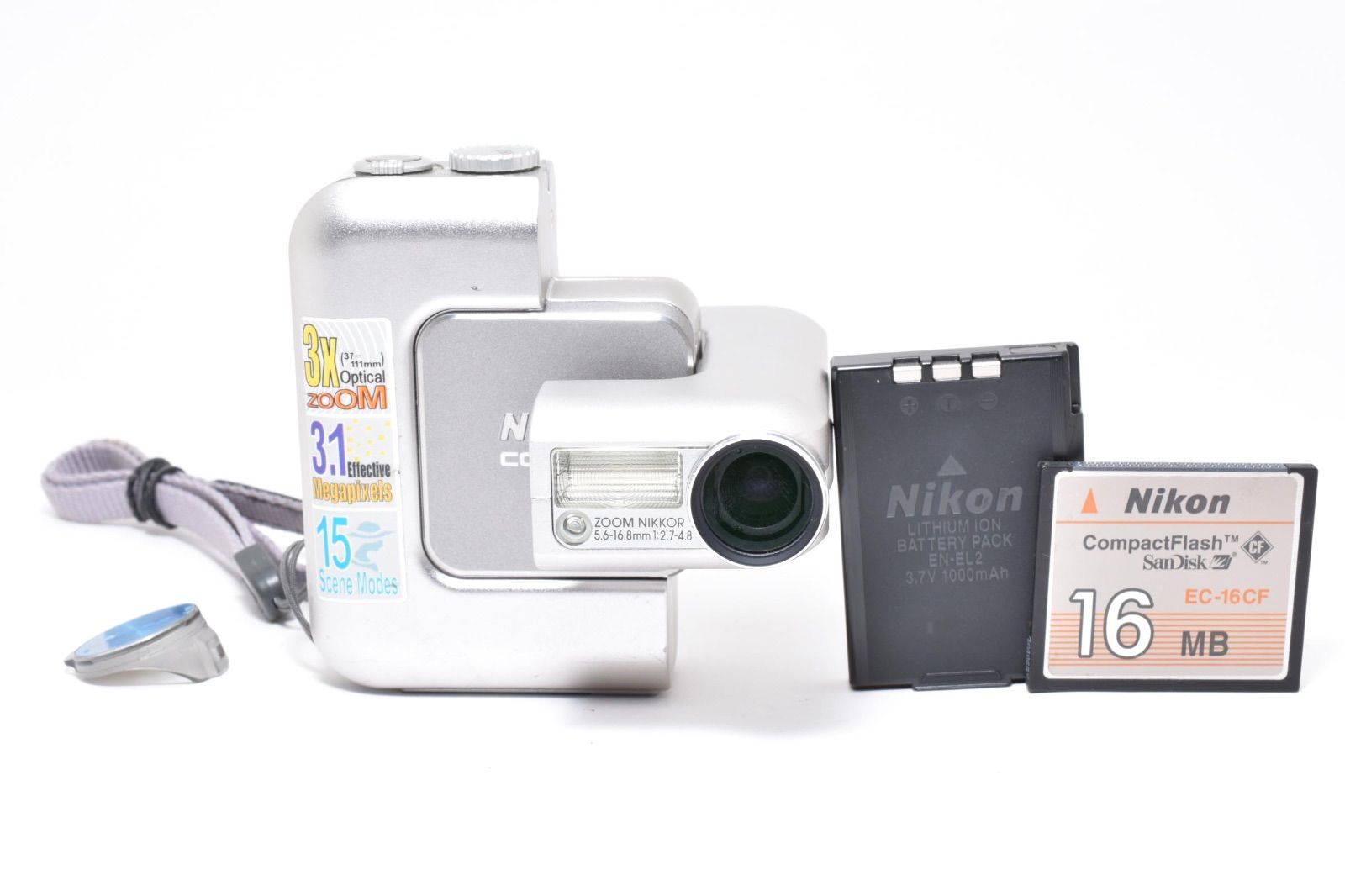 ニコン Nikon COOLPIX SQ シルバー コンパクトデジタルカメラ - メルカリ