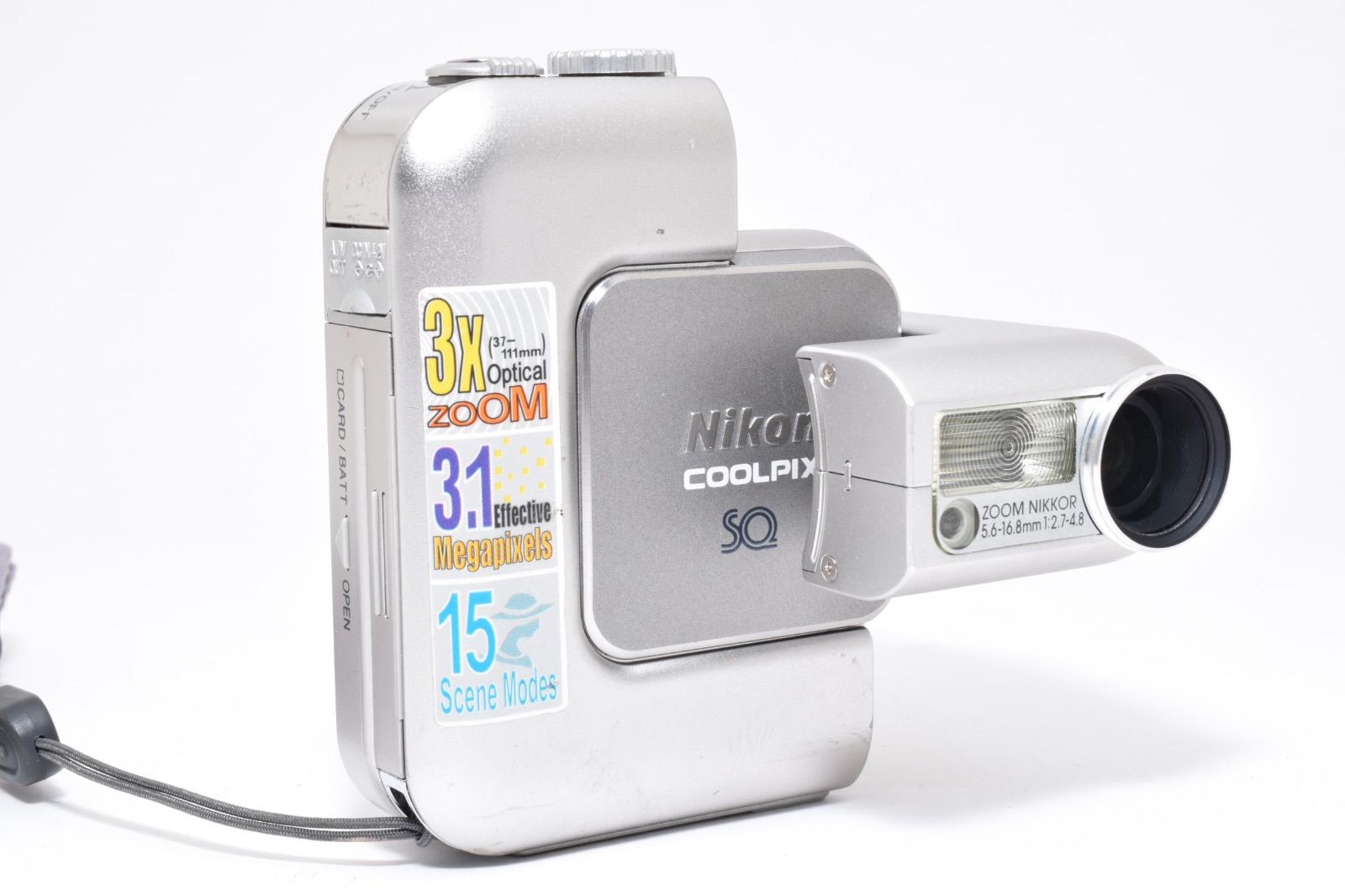 ニコン Nikon COOLPIX SQ シルバー コンパクトデジタルカメラ - メルカリ