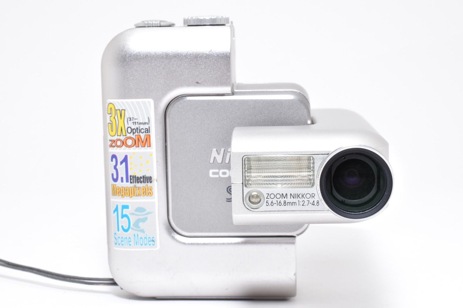 ニコン Nikon COOLPIX SQ シルバー コンパクトデジタルカメラ - メルカリ