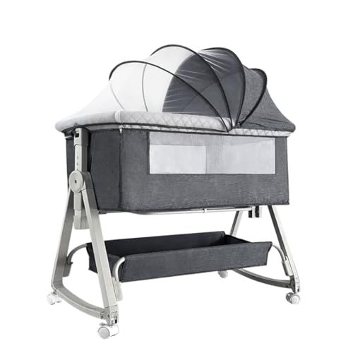 ベビーベッド 添い寝 新生児ベッド 乳児用ベッド 高さ6段調節可能 蚊帳
